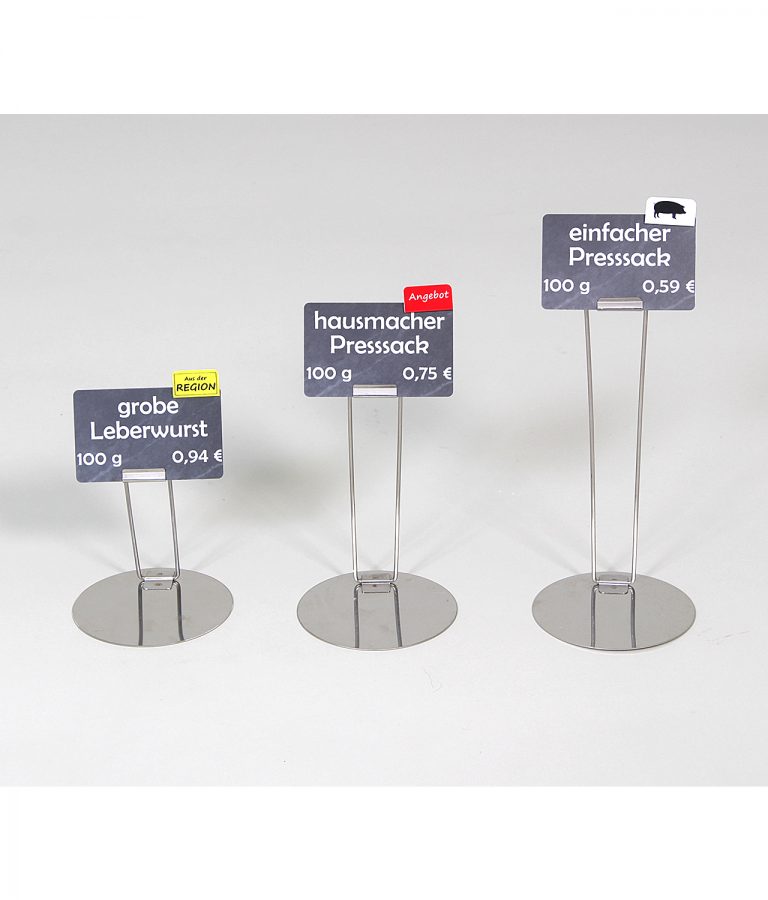 Beweglicher Preisschildhalter