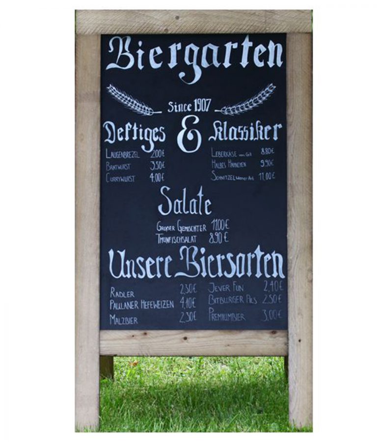 Gehwegtafel "Vintage"